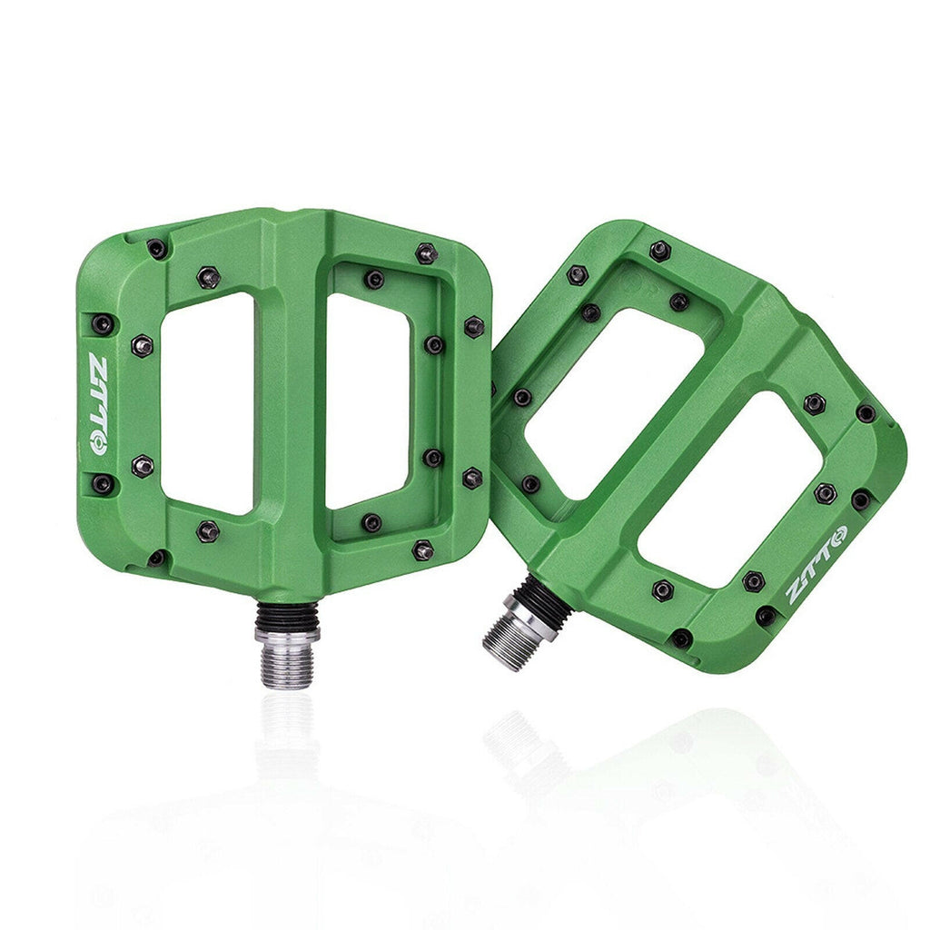 MTB Bike Pedals Non-Slip Mountain Bike Pedals Platform Bicycle Flat Pedals 9/16 Inch-WAYBIKER