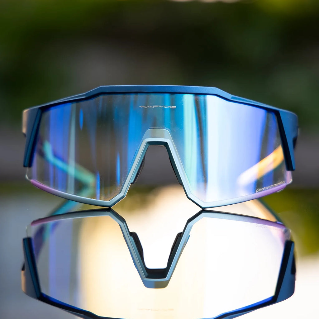 Kapvoe Red Photochromic Hiking Driving Cycling Sunglasses UV400 Outdoor Bike Eyewear TR90 Frame Sports Bicycle Camping Goggles-WAYBIKER