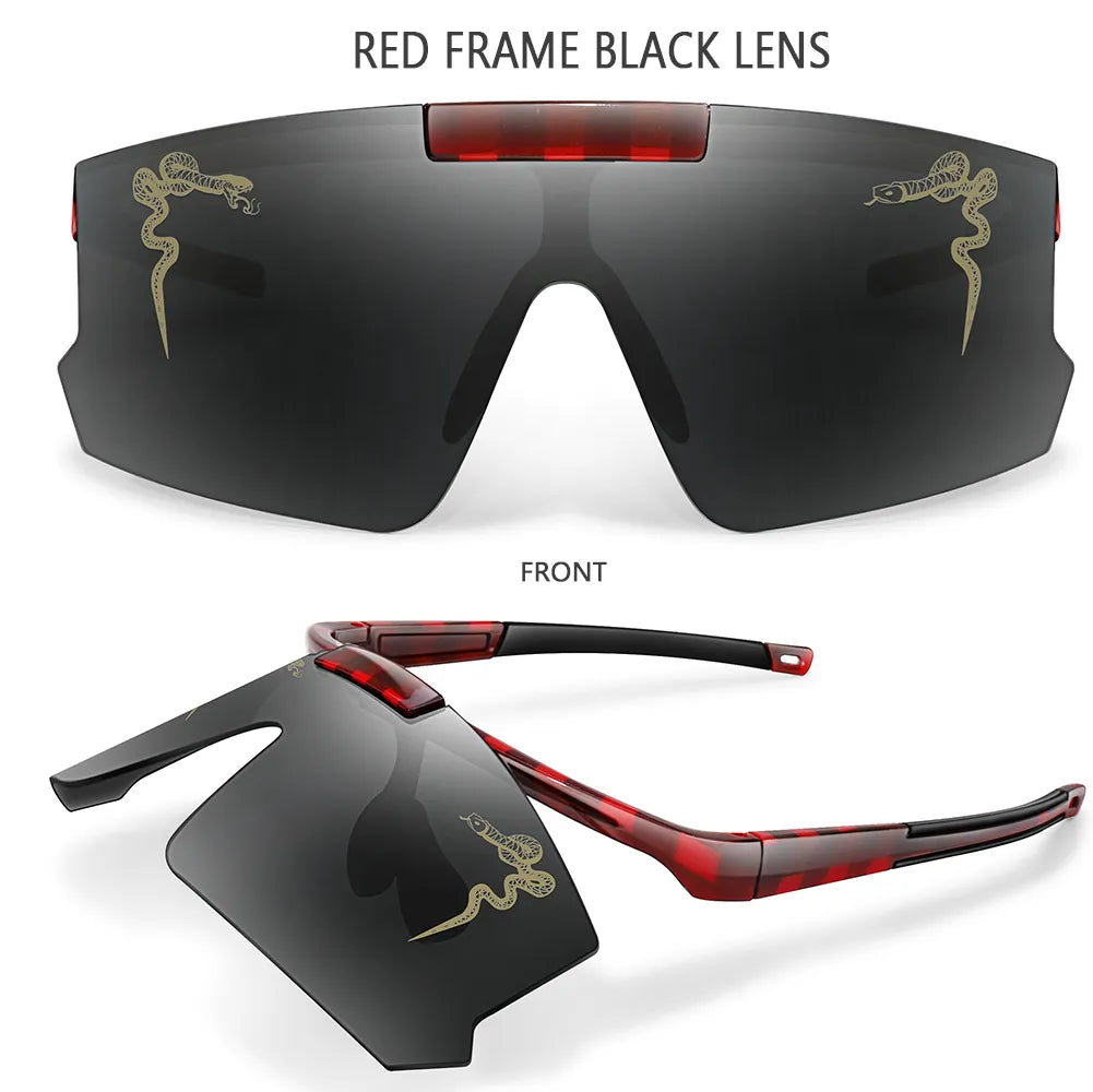 Brand Men Women Fashion Shades Windproof Eyewear Brand Sports MTB Goggles UV400 Outdoor Cycling Running Party Sunglasses-WAYBIKER