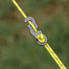 10pcs Adjustable Camping Tent Cord Rope Buckle S Type Tensioners Fastener Kit Outdoor Camping Tents Securing Accessories-WAYBIKER