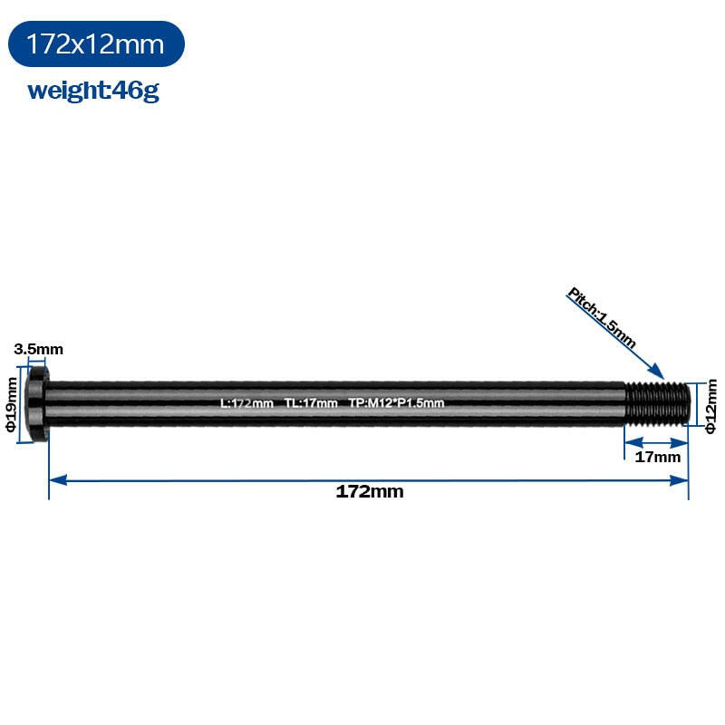 Bicycle Thru Axle Skewers 12mm/15mm Wheel Hub Shaft 15x110 15x100 12x148 12x142 MTB Road Bike Frame Frok Thru Axle Quick Release