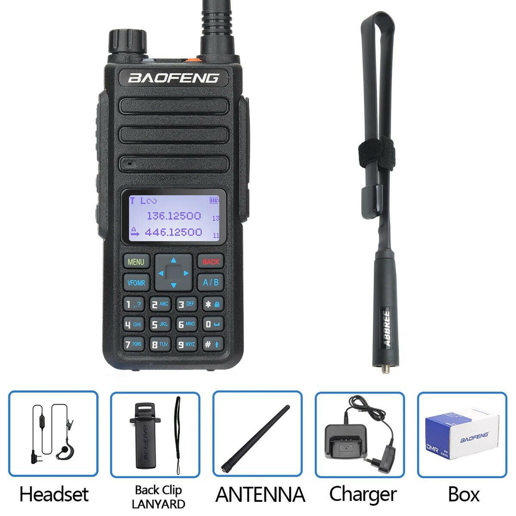 Baofeng DR-1801 Long Range Dual Band DMR Digital/Analog Walkie Talkie Tier 1&2 tier II Dual Time Slot Upgrade Of DM-1801 Radio-WAYBIKER
