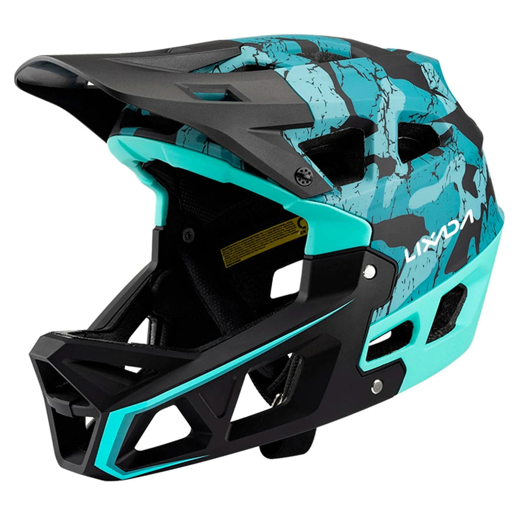 Full Face Mountain Bike Helmet Adult Racing Downhill MTB Helmet for Mountain Bike-WAYBIKER