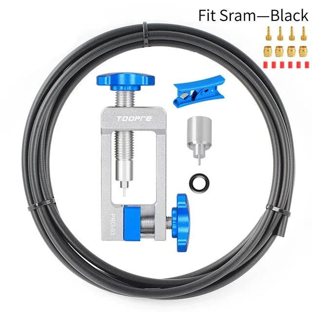 TOOPRE Bike Hydraulic Disc Brake Oil Needle Tool Driver Hose Cutter Cable Pliers Olive Connector Insert BH59 BH90 Install Press-WAYBIKER