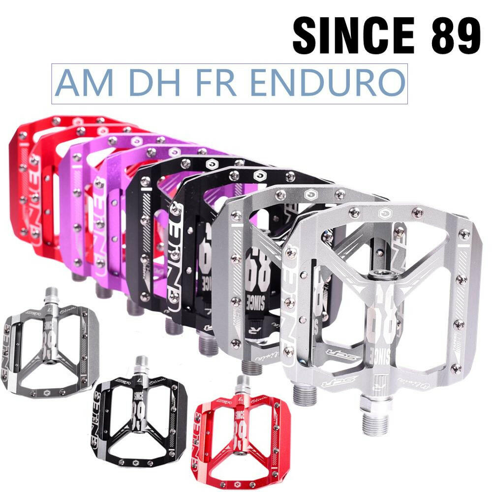ENLEE MTB Road Bike Ultralight Sealed Pedals CNC Cycling Part Alloy DH XC Hollow Anti-slip Bearings Du System Mountain 12mm Axle