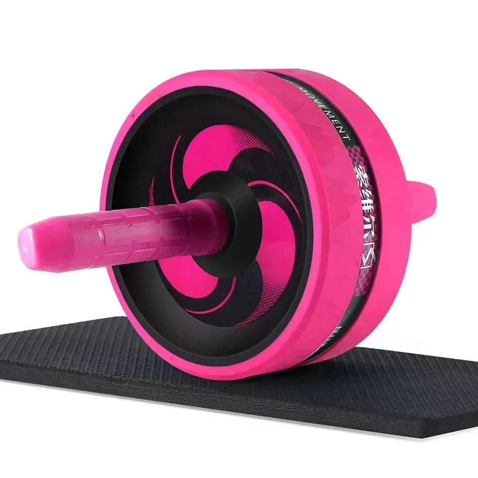 New AB Roller&Jump Rope No Noise Abdominal Wheel AB Roller with Mat For Arm Waist Leg Exercise Gym Fitness Equipment-WAYBIKER
