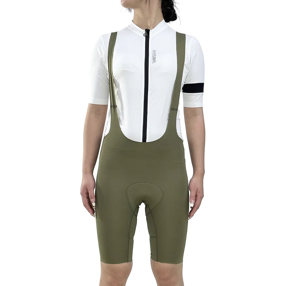WOSAWE New Cycling Bibs Summer Women's Shorts High Waist Road Cycling Pants Cycling Tights-WAYBIKER