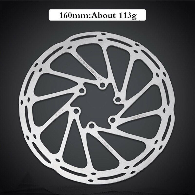 Bike Brake Rotor 2PC 160mm 180mm 203mm Rotor MTB Centerline 6 Hole Rotor Fit Road Bike Bicycle Disc Brake Rotors-WAYBIKER