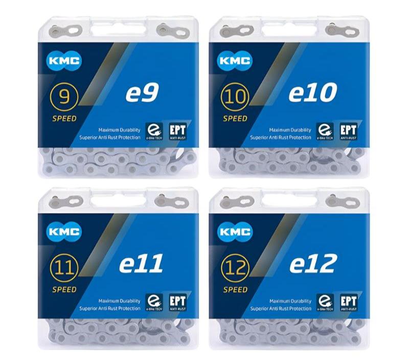 KMC E-BiKE E8 E9 E10 E11 E12 Chain 8 9 10 11 12 Speeds 136 Links Anti-rust Electric Sport Bicycle eBike Chains Original-WAYBIKER