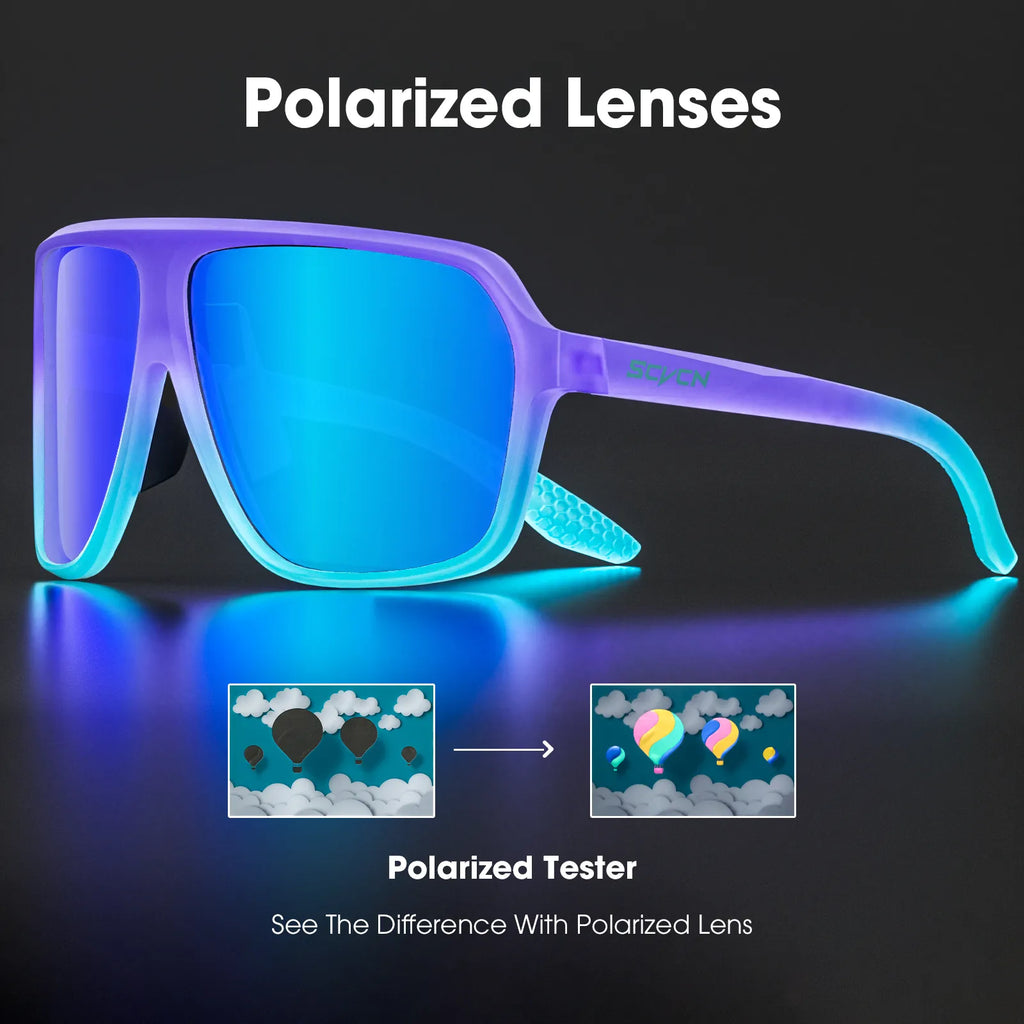 Polarized Cycling Glasses Men MTB Cycling Sunglasses Women Road Bike Glasses UV400 Bicycle Glasses Outdoor Photochromic Glasses-WAYBIKER