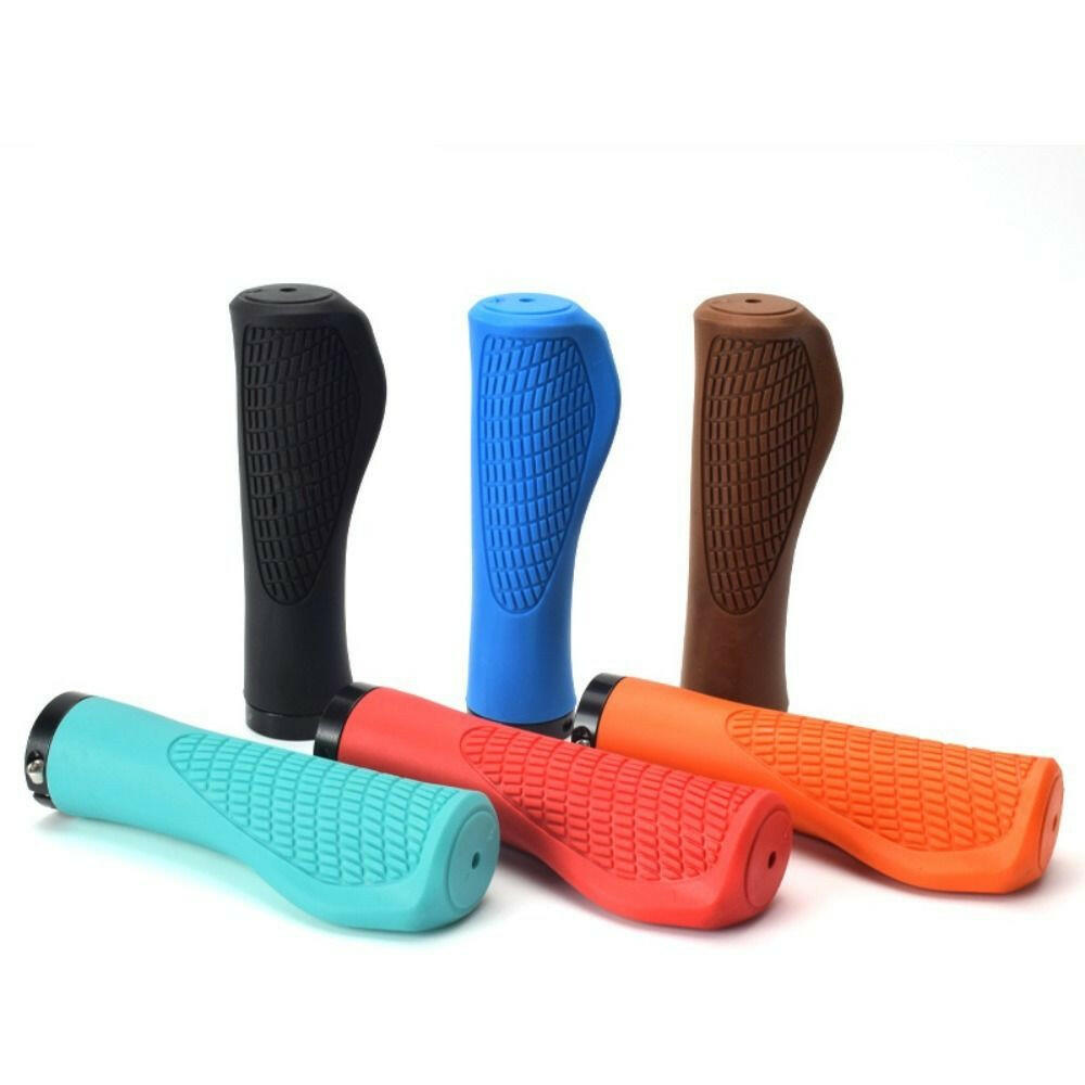 MTB Bicycle Grips Shockproof Bike Handlebar Cover Anti-Slip Lockable Grips Ergonomic Cycling Rubber Ball Handle Grips-WAYBIKER