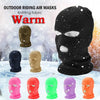 2023 New Fashion 3-Hole Knitted Full Face Cover Ski Mask Winter Balaclava Warm Knit Full Face Mask For Outdoor Sports-WAYBIKER