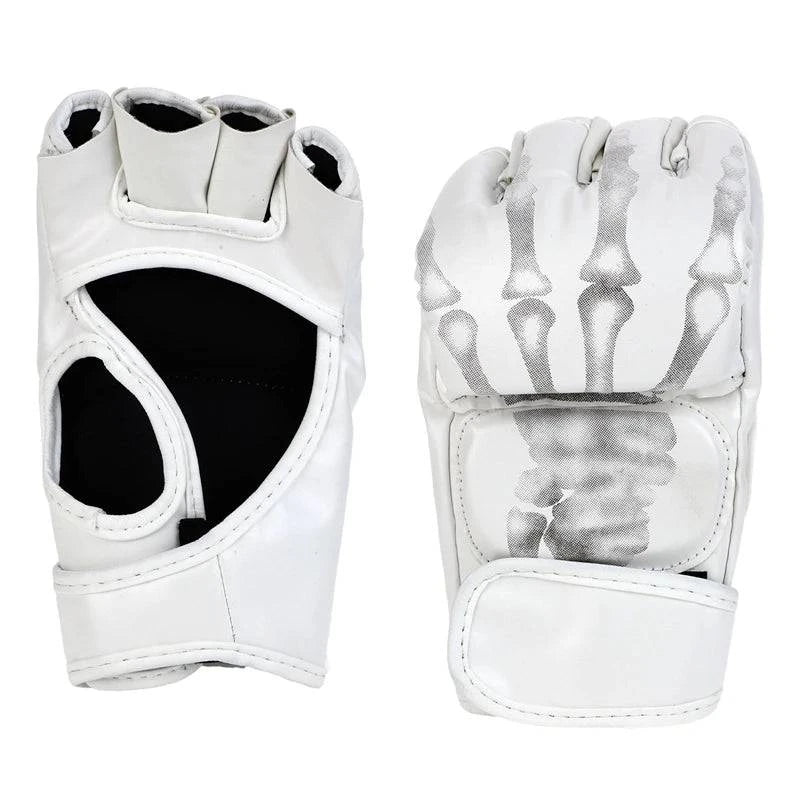 Half Fingers MMA Fighting Gloves Comfortable Easy to Use Durable Sturdy Breathability Boxing Gloves for Men-WAYBIKER
