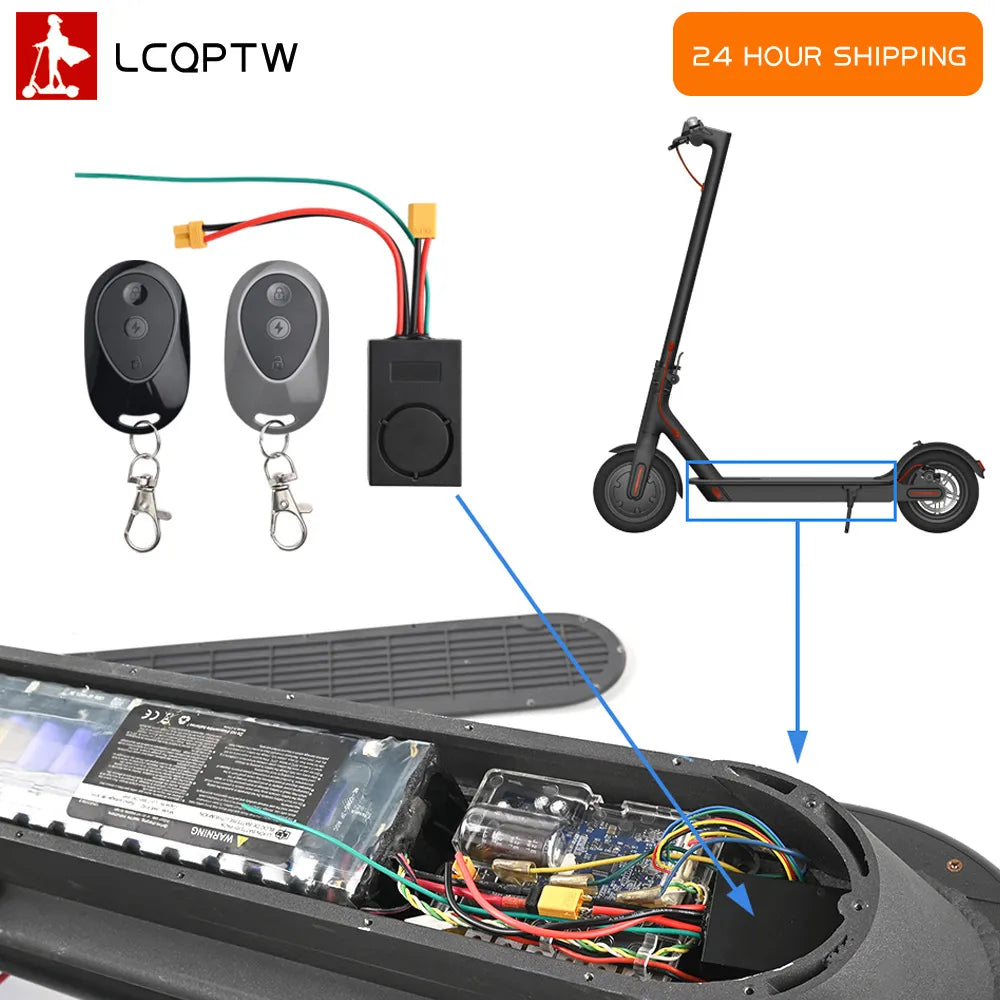 New Anti-Theft Remote Control big Alarm For xiaomi M365 1s pro pro2 for ninebot max G30 G30D electric scooter Device Replacement-WAYBIKER