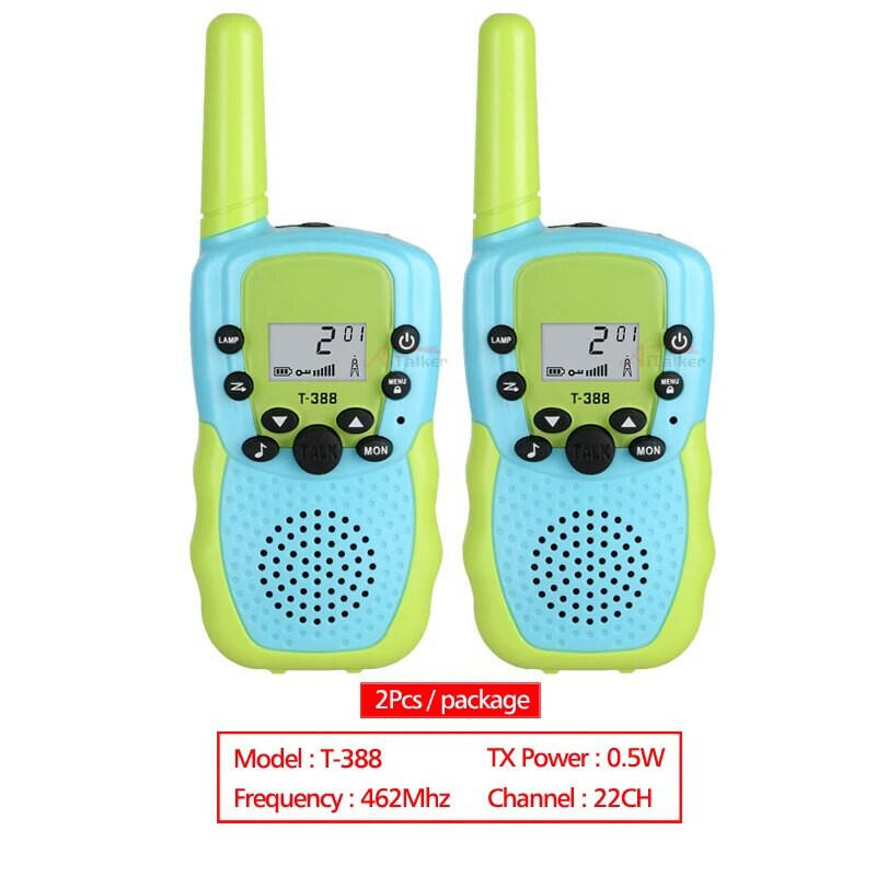 Boys Girls Walkie Talkie Birthday Christmas Gifts2pcs Handheld Transceiver Two Way Radio Mini Toys Talki Walki For Kids PMR FRS-WAYBIKER