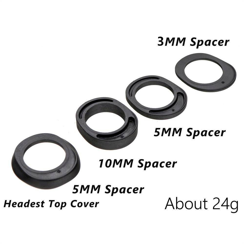 KOCEVLO 4Pcs Road Bike Bicycle Stem Spacer Set For the one 1-1/8(28.6mm) Fork Integrated Handlebar Headset Washer Accessories-WAYBIKER