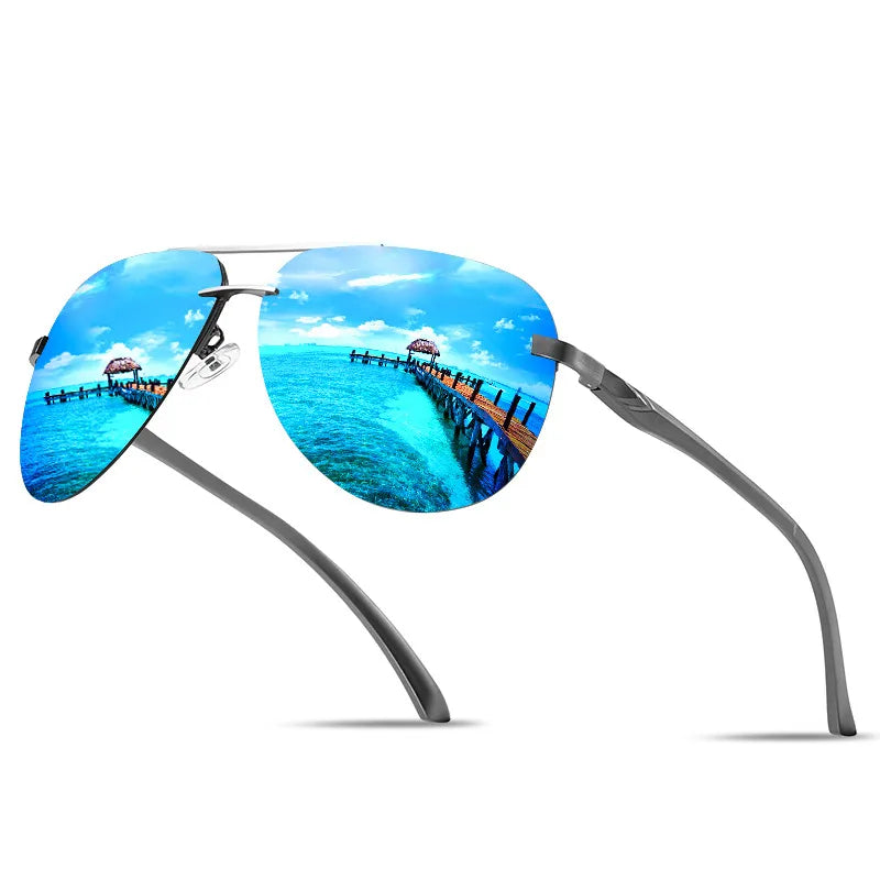 Ms Male New Classic Polarized Sunglasses Dazzle Colour Film Mirror Spring Sunglasses Motorcycle Running Fishing-WAYBIKER