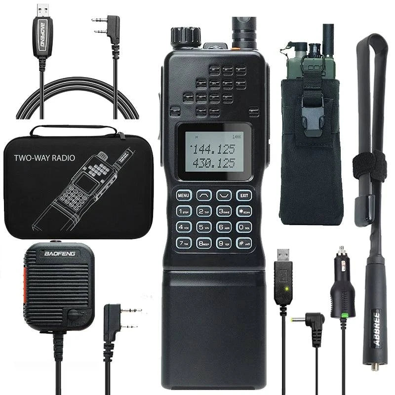 Baofeng AR-152 15W Walkie Talkie Powerful CB Two way Radio 12000mAh Battery Tactial Long Range AN PRC-152 Dual Band Transceiver-WAYBIKER