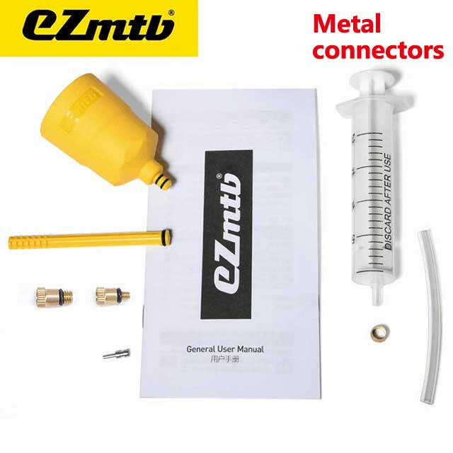 Ezmtb Bicycle Hydraulic Disc Brake Oil Bleed Kit Tools For , Avid，SHIMANO,Disc Hydraulic Brake Mountain Bike Repair Tools-WAYBIKER