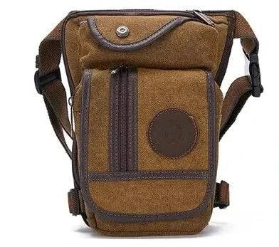 Men Drop Leg Bag Waist Fanny Pack Motorcycle Rider Tactical Military Messenger Cross Body Outdoor Sports Male Belt Hip Bum Bags-WAYBIKER