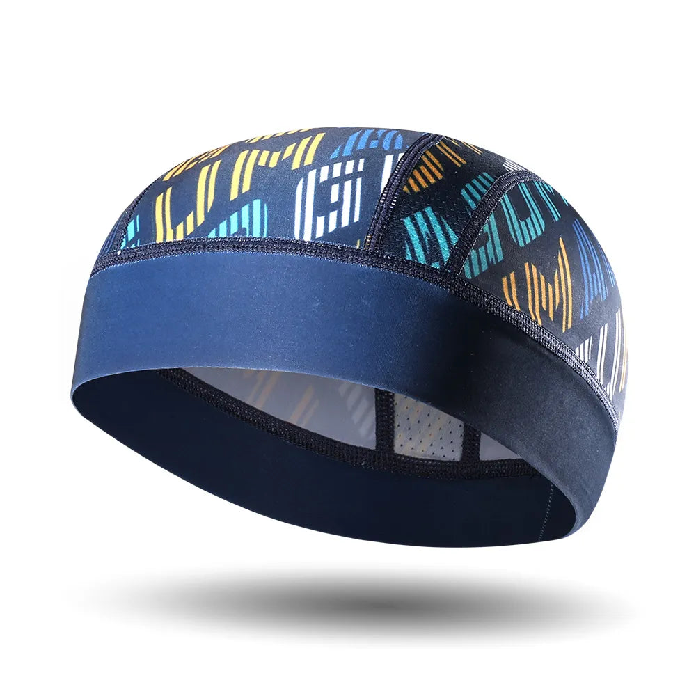 Summer Quick Dry Cycling Cap Anti-UV Hat Running Bicycle Headwear Helmet Liner Outdoor Sports Riding Bike Beanies Hats Men Women-WAYBIKER