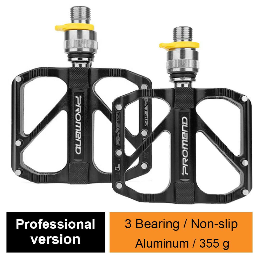 Toptrek 3 Bearings Pedals for Bicycle Ultralight Anti-slip CNC BMX MTB Road Bike Pedal Cycling Plate Clip Cleats Bike Pedals-WAYBIKER