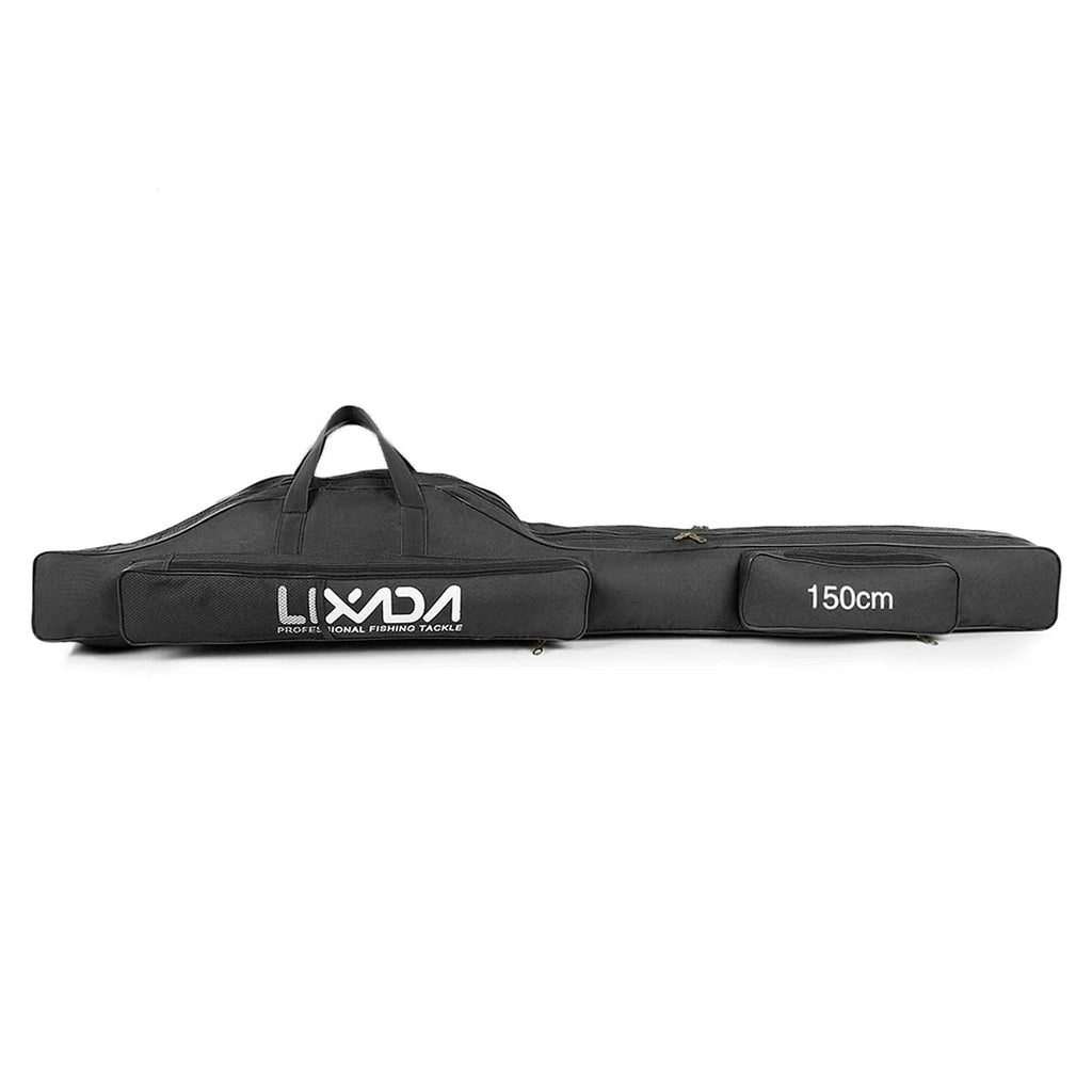 Lixada 210cm  Fishing Bag Portable Folding Fishing Rod Reel Bag Fishing Pole Gear Tackle Tool Carry Bag Storage Bag Organizer-WAYBIKER