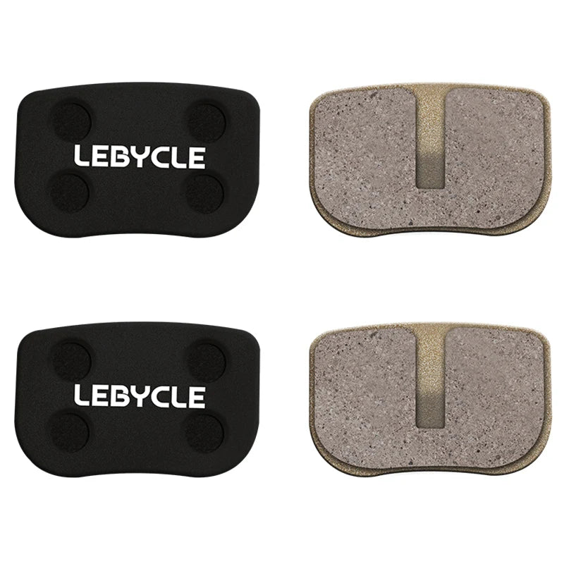 Lebycle 2Pairs High-Quality MTB Bike Resin Semi Metal Brake Pads Universal Hydraulic brake-WAYBIKER
