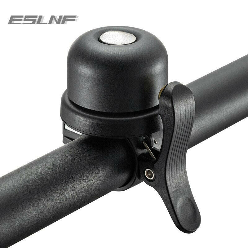 ESLNF Bicycle Airtag Location Anti-Theft Bell Stainless Steel Bicycle Handlebar Bell Portable Alarm Safety Bicycle Accessories-WAYBIKER