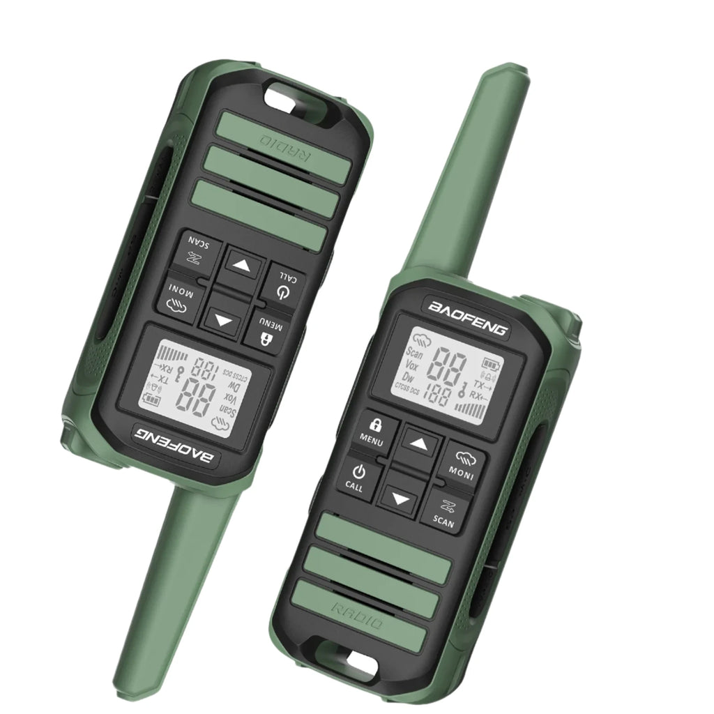 BAOFENG FR-22A Walkie Talkies for Kids Adults FRS Two Way Radio, License Free Long Range USB-C Charging, Rechargeable Walky Tal-WAYBIKER