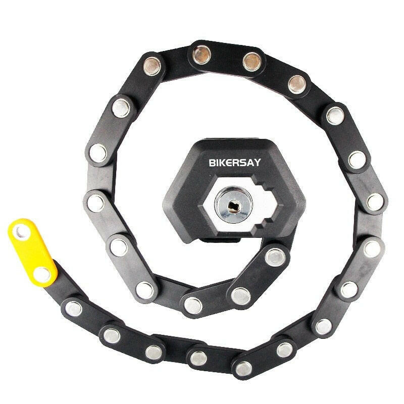 Foldable Bike Lock  Hamburg Lock MTB Road Bicycle High Security Anti-Theft Scooter Electric E-Bike Cycling Chain Lock-WAYBIKER