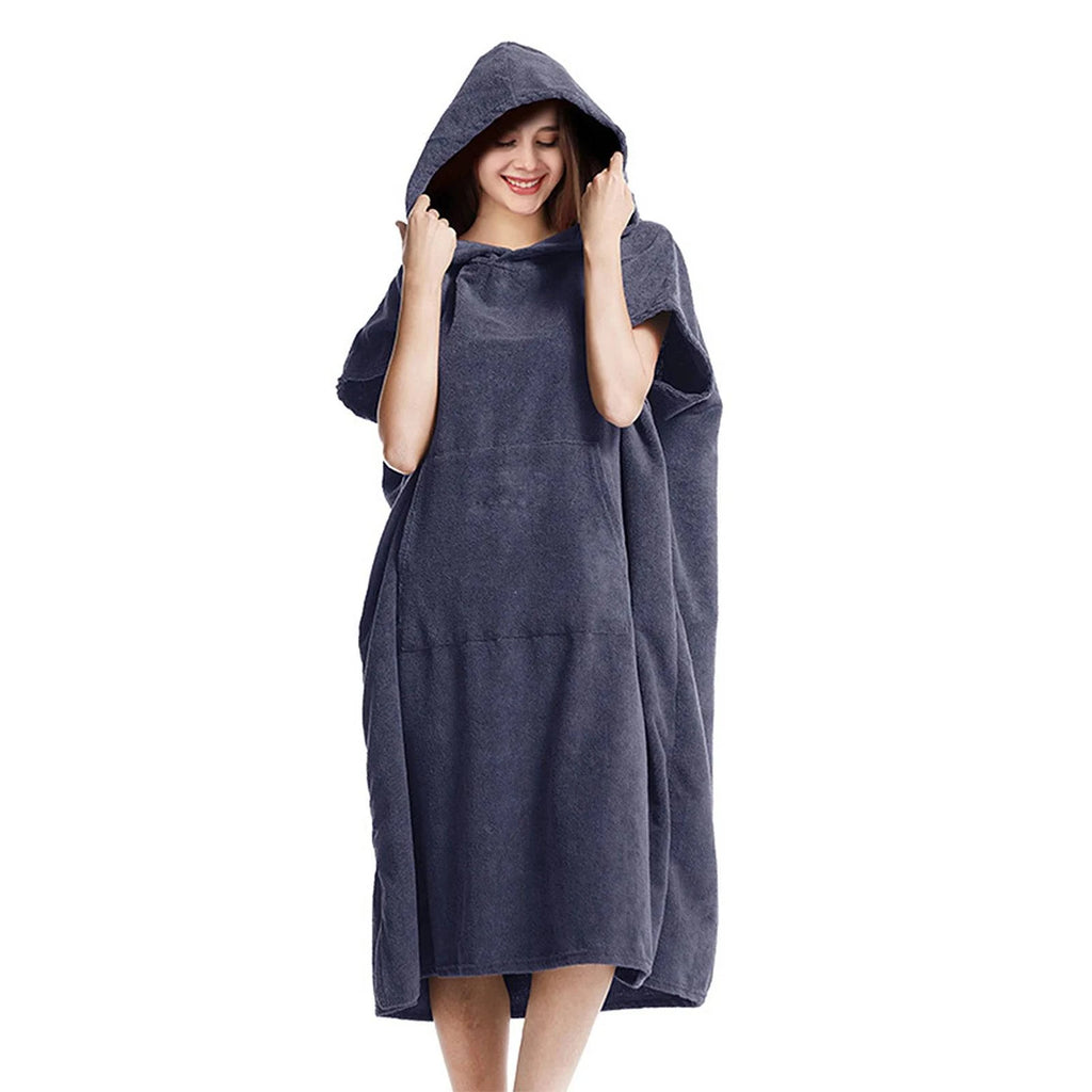 Wetsuit Changing Towel Quick Dry Hooded Towel with Hood Pocket for Beach Kayak Swimming Surfing Beach Outdoor Sports 2022 New-WAYBIKER