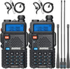 2PCS Baofeng UV-5R Dual Band Walkie Talkie Portable VHF UHF Rechargeable Long Range Handheld Transceiver UV5R Ham Two Way Radio