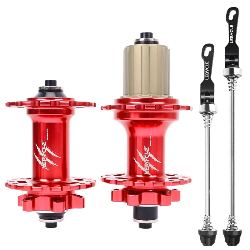 Lebycle High quality aluminum alloy MTB bike 6 Pawls Disc Brake Hub HG QR 32/36 Holes Quick release lever-WAYBIKER