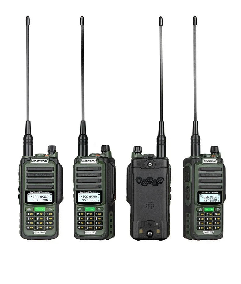 2PACK Baofeng UV-S22 PRO IP68 Waterproof Walkie Talkie Dual Band High Power CB Radio Vhf Uhf CB Ham Radio Long Upgrade UV-9R Pro-WAYBIKER