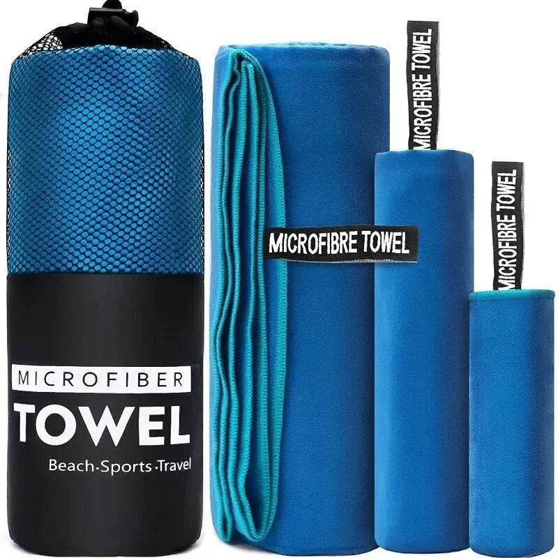 2 Pieces Of 80 X 40CM And 152 X 76CM Quick Drying Sports Towels, Swimming, Fitness, Camping, Running, Beach Towels-WAYBIKER