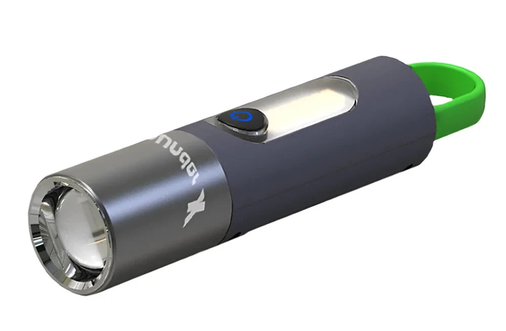 High Power LED Flashlight Camping Torch with 30W-LED and Side Light Telescopic Zoom Waterproof Lamp with Lampshade-WAYBIKER