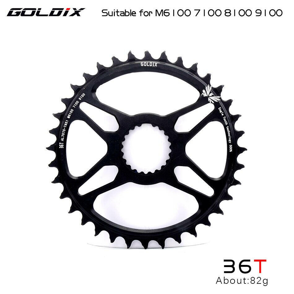 GOLDIX Bicycle Chainring Wide Narrow Chain Wheel Suitable for Shimano Deore XT M7100 M8100 M9100 12S Mountain Bike Crankset-WAYBIKER