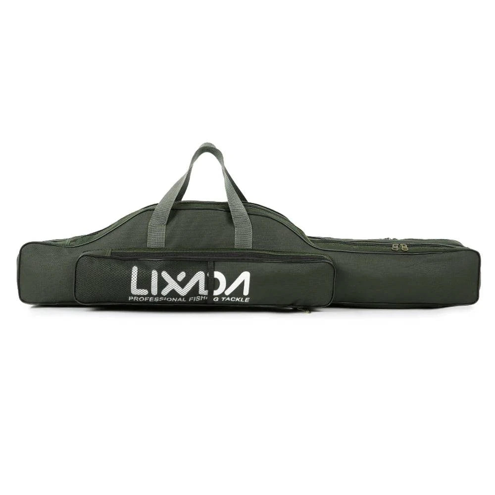 Lixada 210cm  Fishing Bag Portable Folding Fishing Rod Reel Bag Fishing Pole Gear Tackle Tool Carry Bag Storage Bag Organizer-WAYBIKER