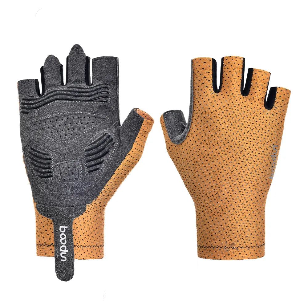 1670long cuff cycling gloves with mesh micofiber and zip thread sunscreen bike gloves-WAYBIKER