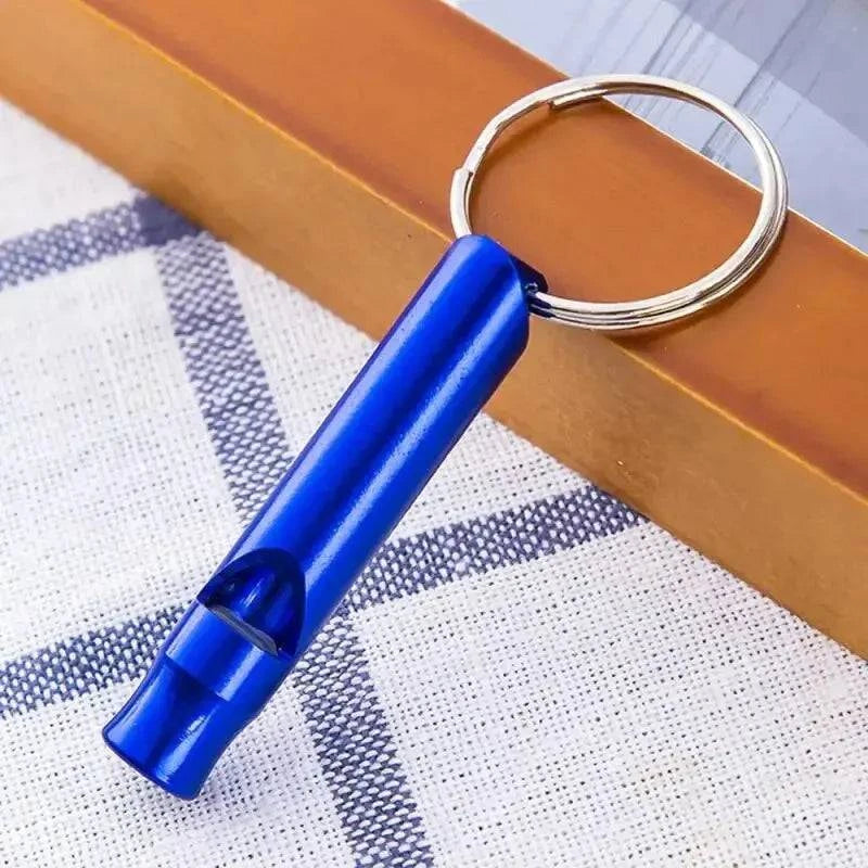 1Pcs Multifunctional Aluminum Emergency Survival Whistle Keychain For Hiking Outdoor Tools Training Whistles Of Survival-WAYBIKER