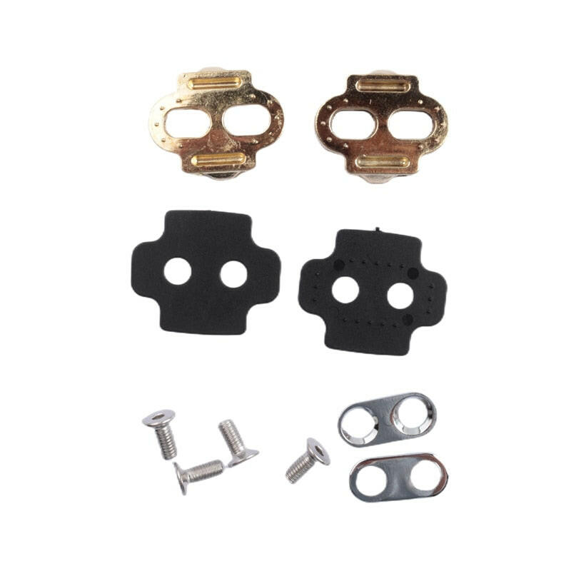 Bicycle Locking Pedal Plate Adapter Converter Clipless For MTB Mountain Bike Pedal SPD Shoes Adapter Cleats Bicycle Accessories-WAYBIKER