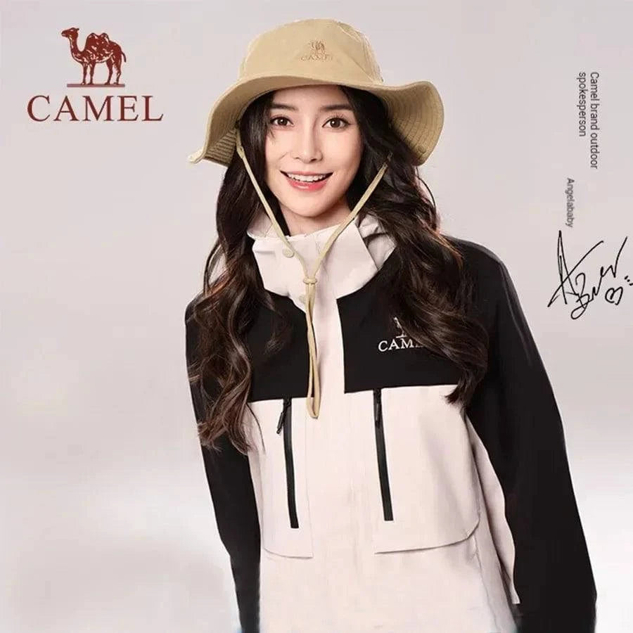 GOLDEN CAMEL Hiking Hats Sun Protection Hat Fisherman's Hat Summer Thin Section Sunscreen Sun Hat Large Brim Face Hat-WAYBIKER