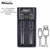 2-in-1 Li-ion Ni-MH Ni-Cd( AA/AAA) Original Smart Battery Universal 3.7V 1.2V USB Charger 26650/16340/21700/18650 Toy Flashlight-WAYBIKER