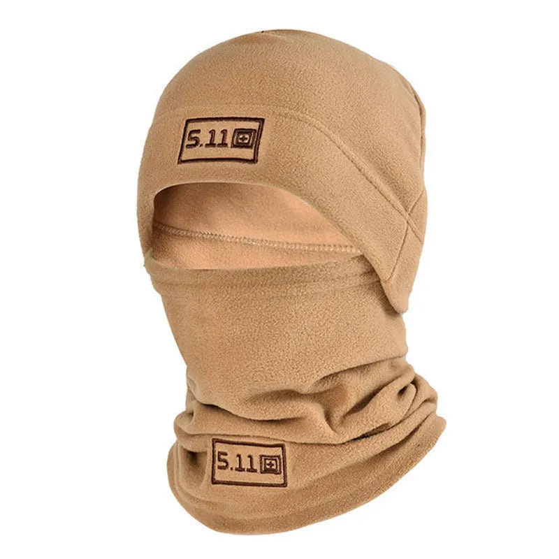 Cycling Winter Warm Men's Coral Fleece Mask Scarf Neck Wool Face Unisex Tactical Military Sports Women Scarf Mask-WAYBIKER