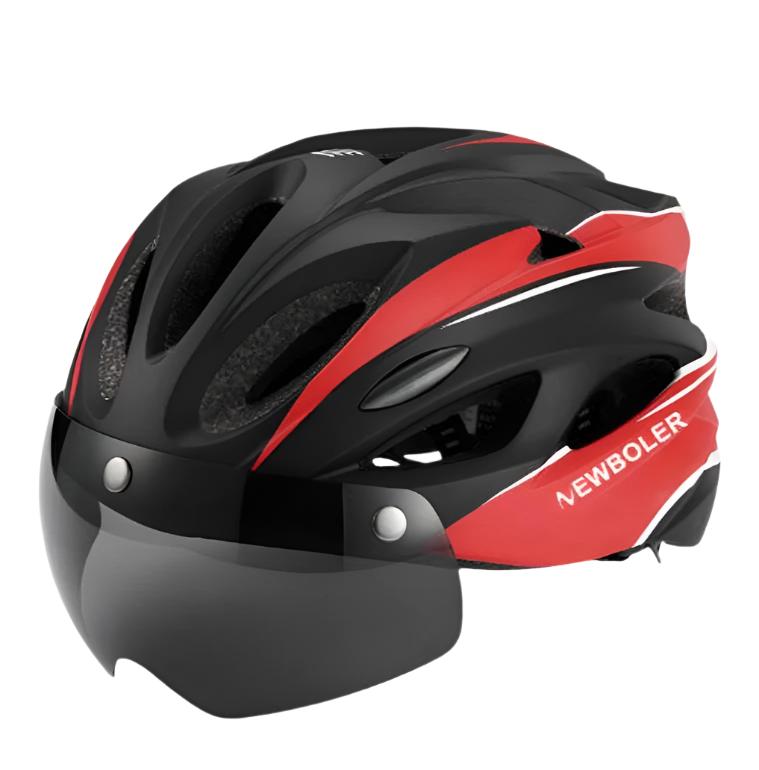 NEWBOLER Cycling Helmet Man Women LED Light Helmet Road Mountain Bike Helmet Lens For Riding Bicycle Sports Skateboard Scooter-WAYBIKER