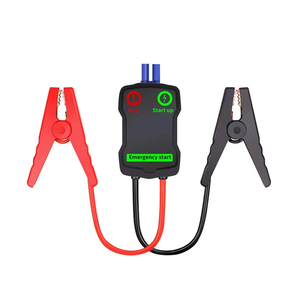 Car Jumper Booster Cable Clip Emergency Car Battery Intelligent Alligator Clamps Red-Black Clips for 12V Jump Starter-WAYBIKER