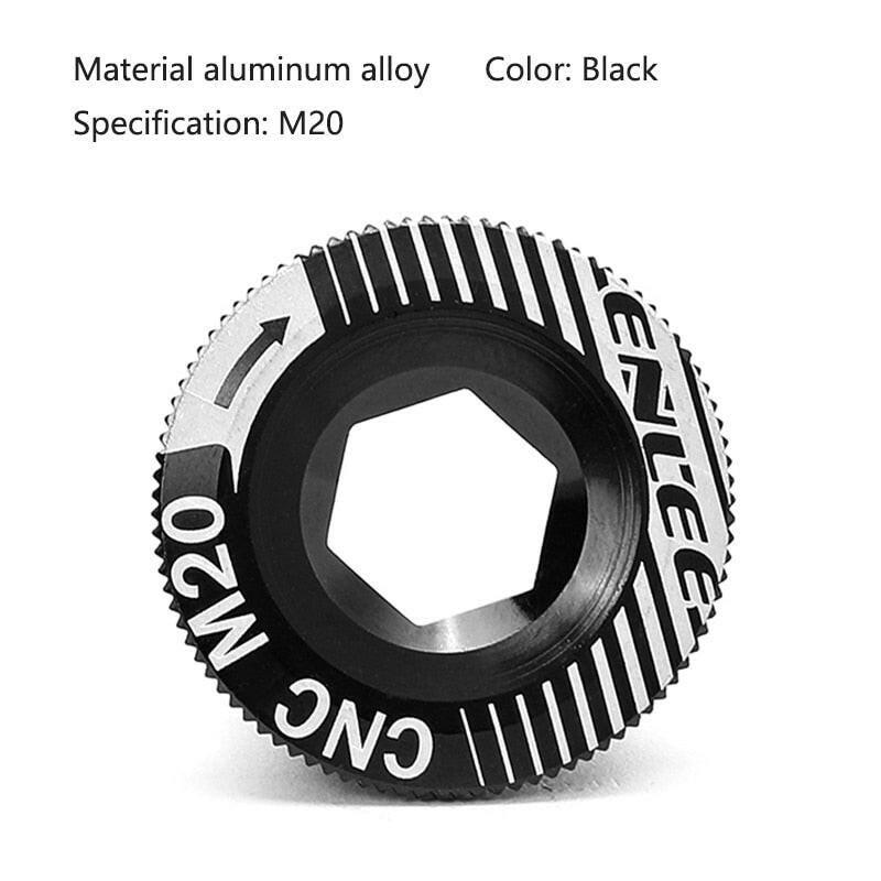ENLEE Bike Crank Cover Crank Screw Aluminum Alloy Mountain Bike Color M18 M20 Compatible With Himano IXF M19 Bicycle Crank-WAYBIKER