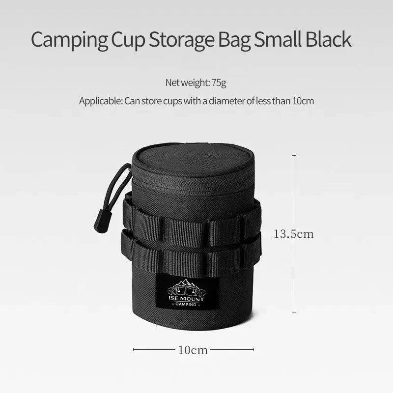 Outdoor Camping Water Cup Storage Bag Tactical Multi-Functional Storage Bag 600D Oxford Cloth Portable Water Cup Protection Bag-WAYBIKER