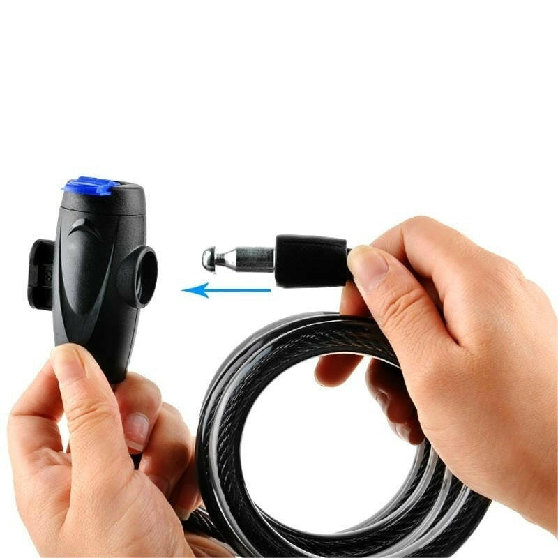 Universal Bike Lock Anti-Theft with 2 Keys for Bicycle Motorcycle Security Lock Steel Rope Cable Lockers-WAYBIKER
